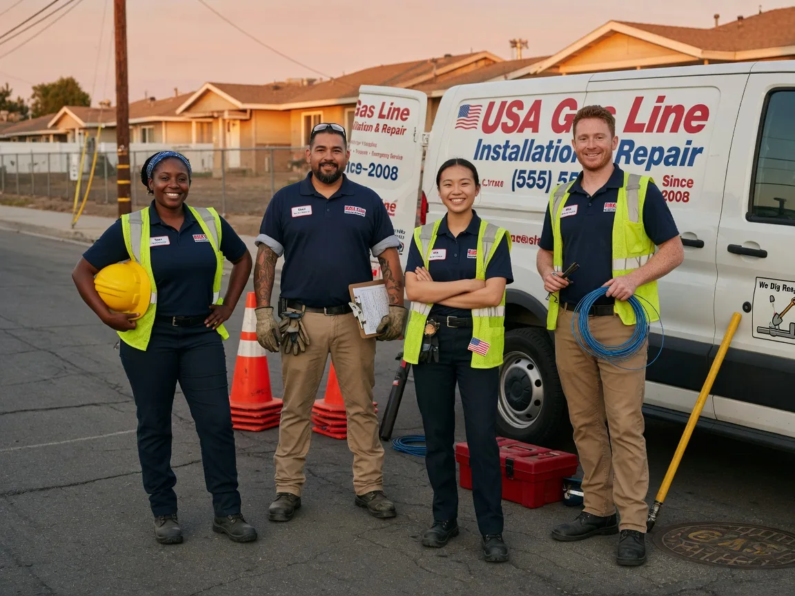 Gas Line Installation company in Grassflat, PA